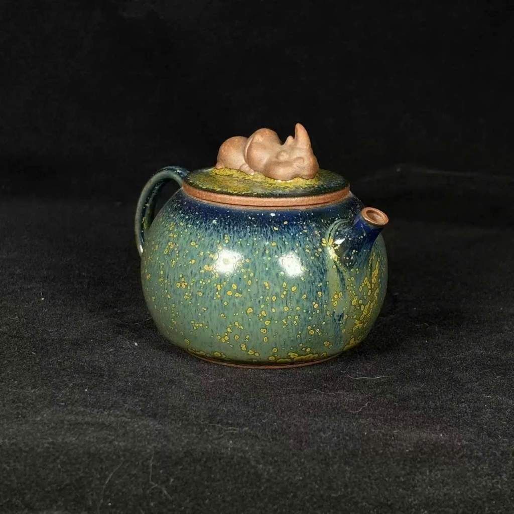  Ấm Trà Gốm Sứ Men Hỏa Biến Độc Đáo BKCECN-10230 