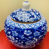  Hũ Sứ Đựng Bánh Kẹo Mứt Tết Men Xanh Cao Cấp BKCECN-10263 