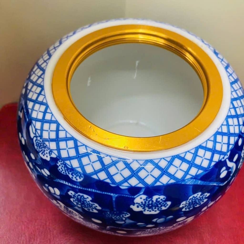  Hũ Sứ Đựng Bánh Kẹo Mứt Tết Men Xanh Cao Cấp BKCECN-10263 