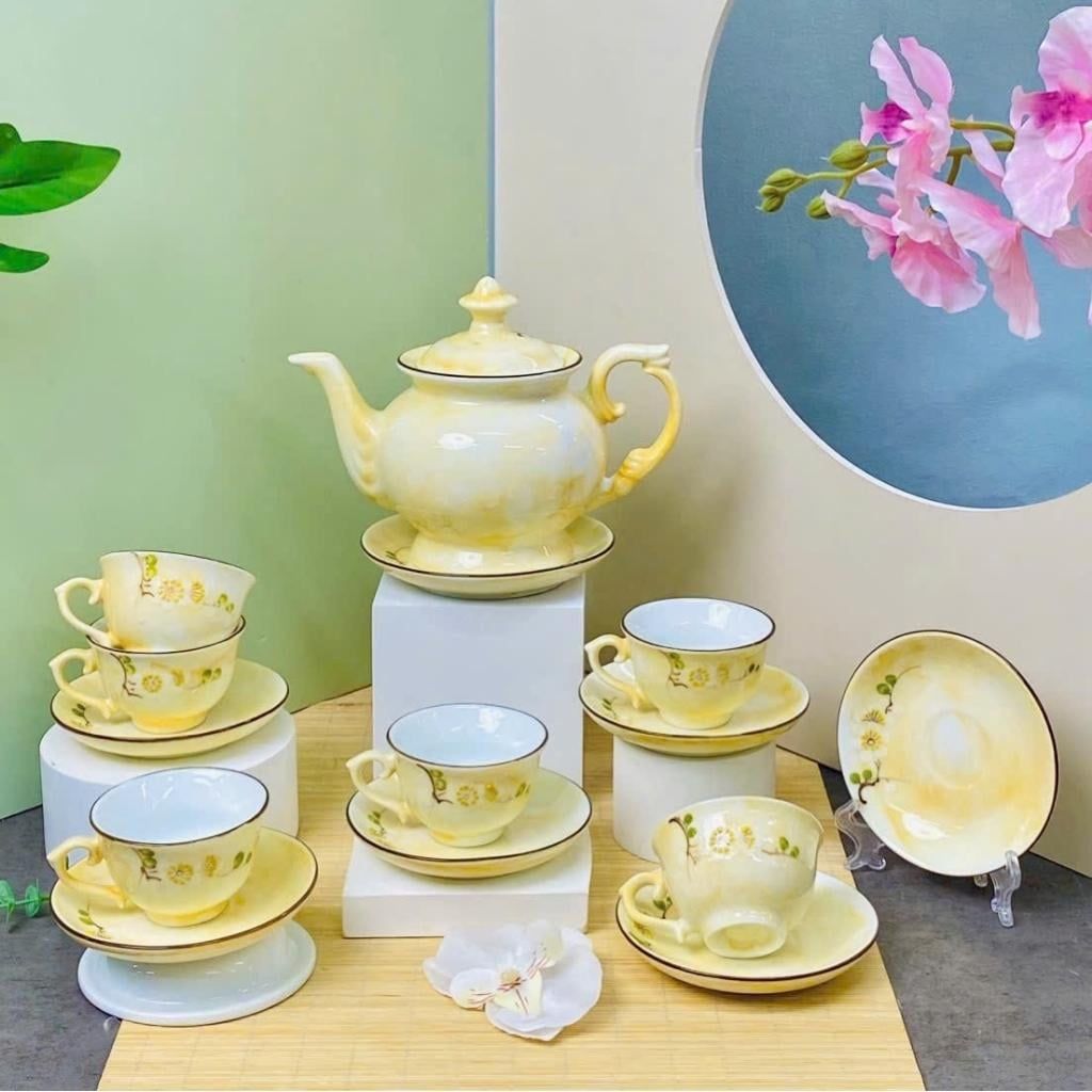  Bộ ấm chén Tổng Bí Thư Tô Lâm dáng đài các BKCECN-10269 
