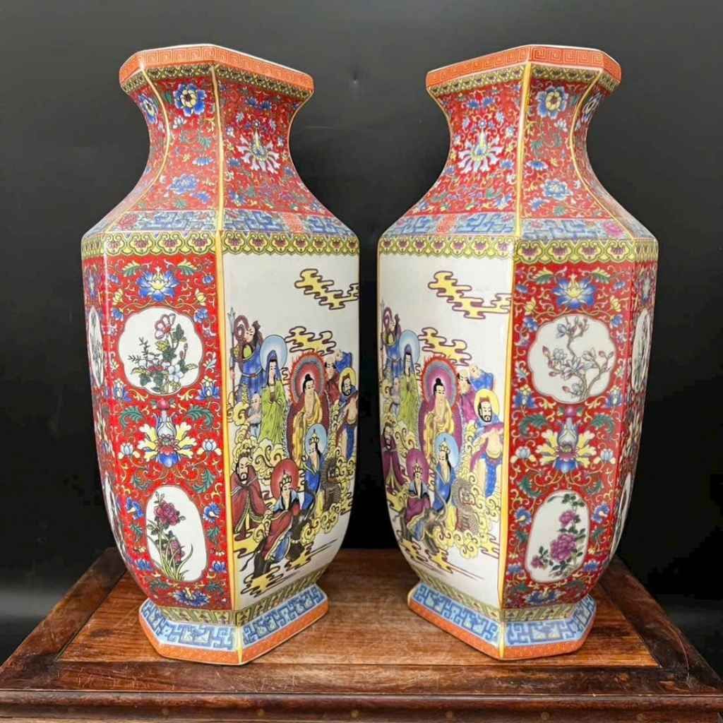  Cặp Bình Sứ Tích Đức Phật Và Bát Tiên BKCECN-10270 