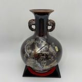  Bình Song Nhĩ Uyên Ương Vẽ Vàng Kim Cao Cấp BKCECN-10275 