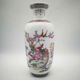  Bình Gốm Sứ Chim Công Hoa Mẫu Đơn BKCECN-10280 