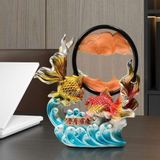  Tượng Cá Chép Phong Thủy Kèm Tranh Cát Chảy BKCECN-10281 