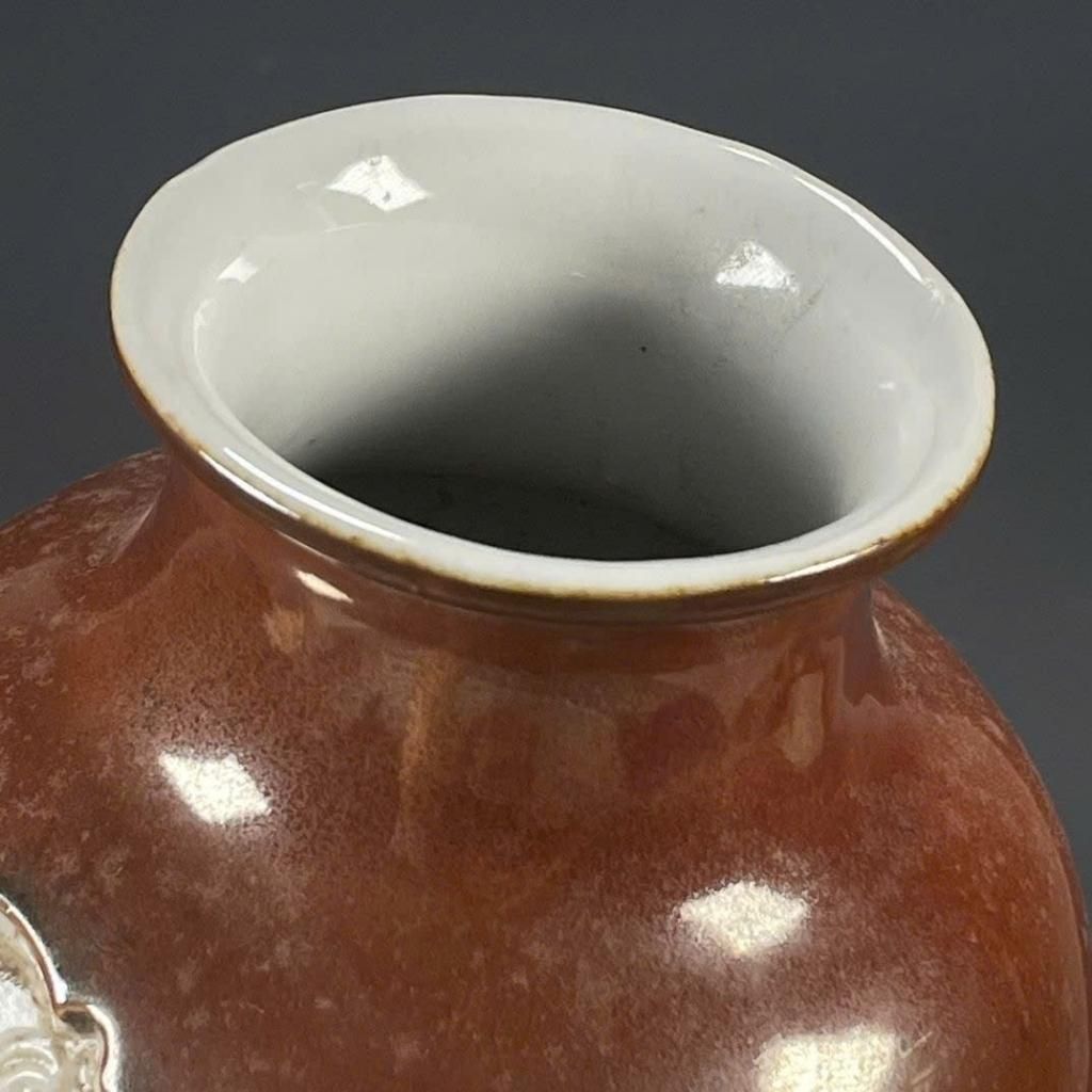  Bình Gốm Sứ Di Lặc Ngũ Phúc Đắp Nổi BKCECN-10285 