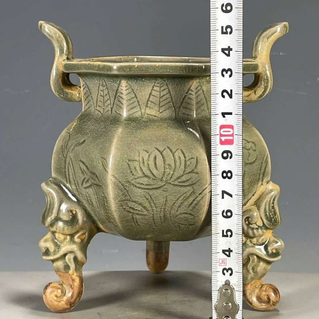  Lư Hương Gốm Men Rạn Ba Chân BKCECN-10288 