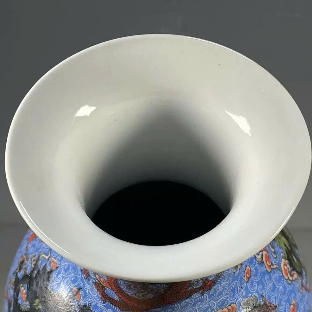  Bình Gốm Sứ Vẽ Cửu Long Quy Tụ BKCECN-10294 