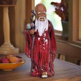  Bộ Tượng Tam Đa Phúc Lộc Thọ Gốm Sứ Men Màu Cao Cấp BKCECN-10295 