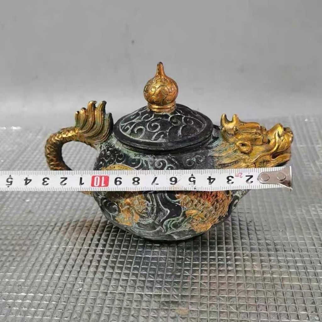  Ấm Trà Bằng Đồng Hun Giả Cổ Cao Cấp BKMECN-9750 