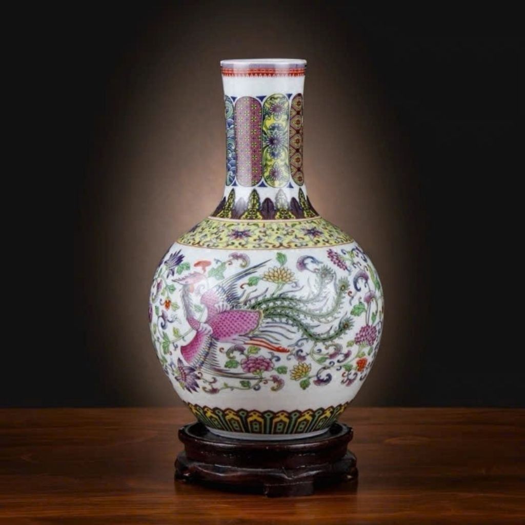  Bình Gốm Phượng Hoàng Sưu Tầm Đẹp BKCECN-10308 