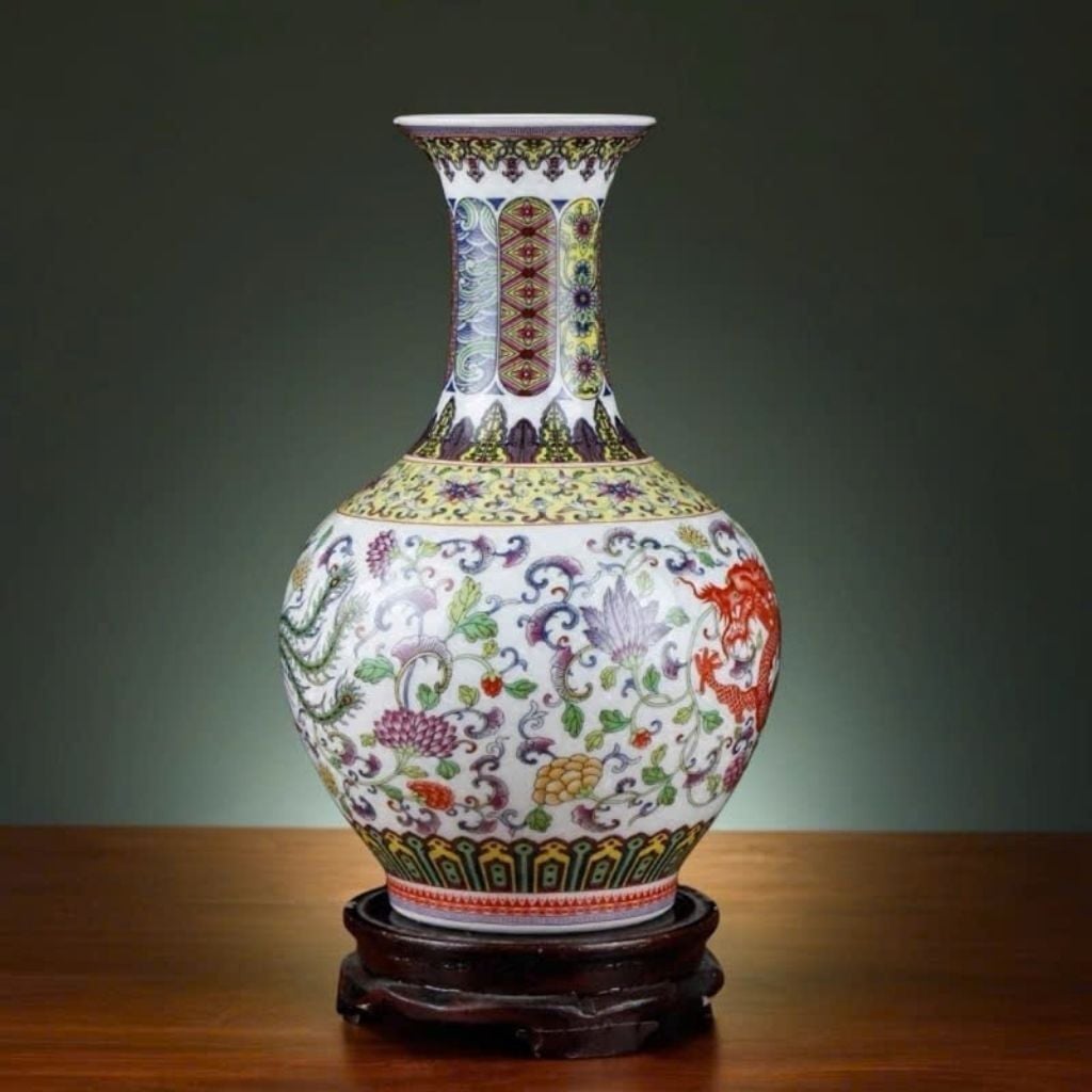  Bình Gốm Phượng Hoàng Sưu Tầm Đẹp BKCECN-10308 