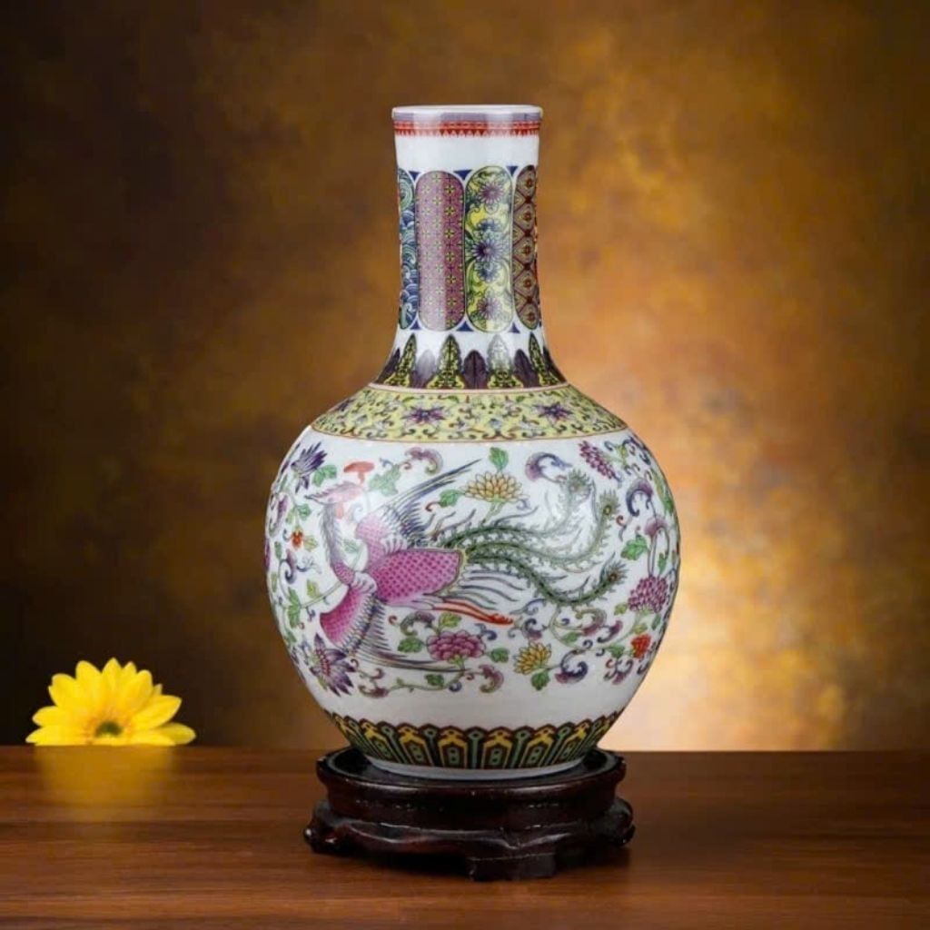  Bình Gốm Phượng Hoàng Sưu Tầm Đẹp BKCECN-10308 