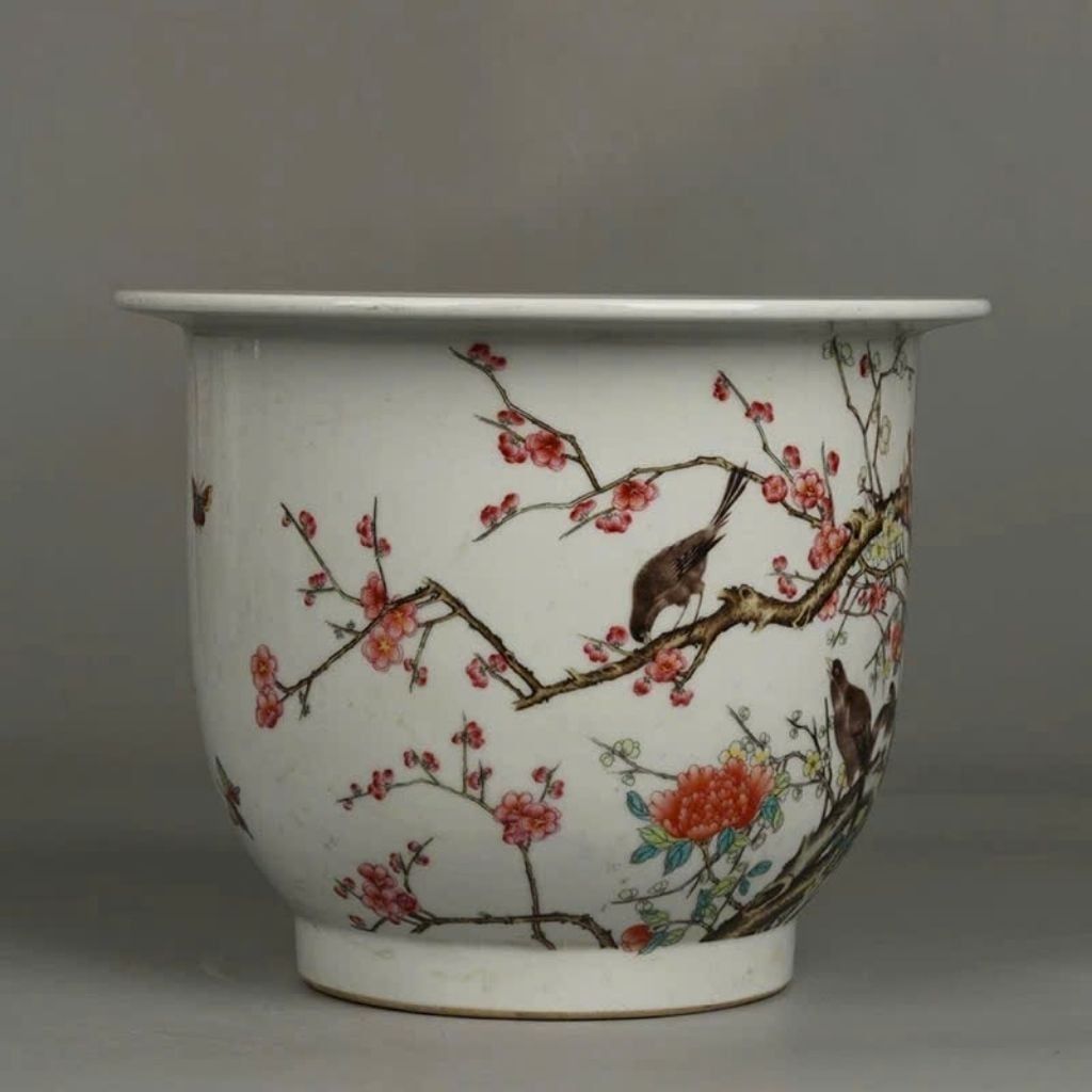  Chậu Gốm Sứ Đào Trường Xuân Đẹp BKCECN-10312 