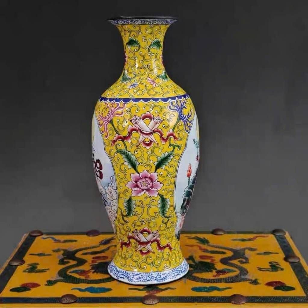  Bình Quan Âm Tống Tử Kèm Rương Gỗ Sưu Tầm BKCECN-10319 