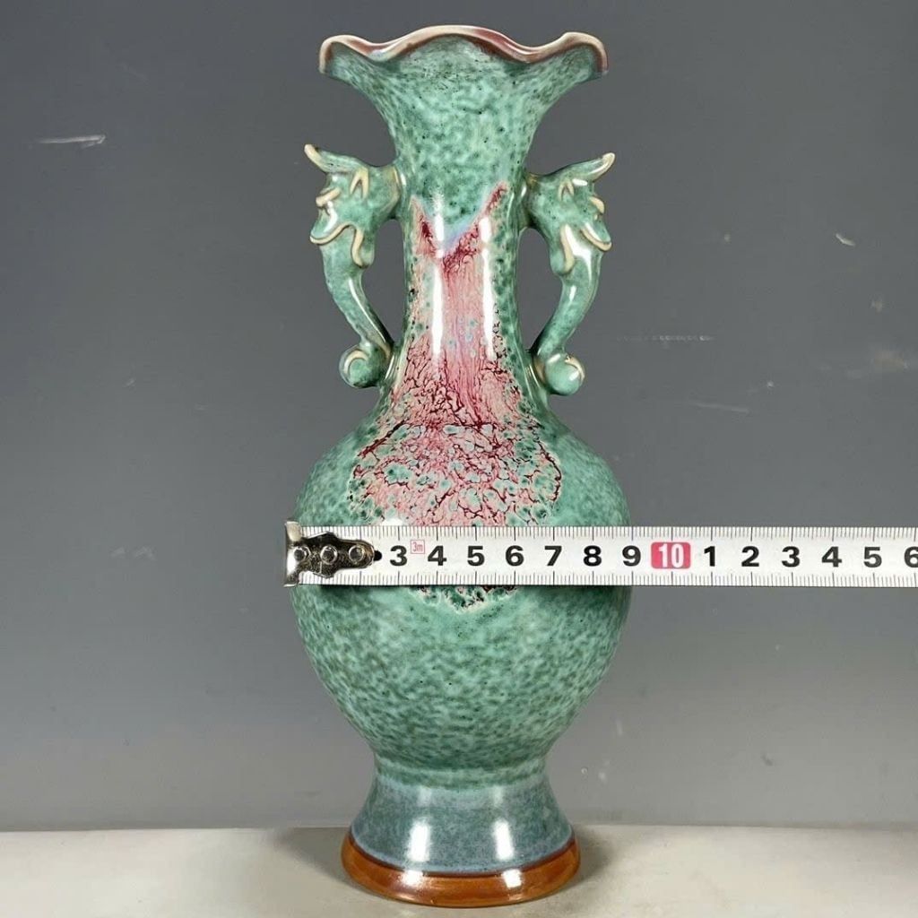  Bình Hoa Gốm Men Rạn Quai Rồng Cổ Điển BKCECN-10336 