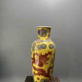  Bình Hoa Gốm Rồng Phượng Vàng Hoàng Gia BKCECN-10340 