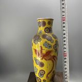  Bình Hoa Gốm Rồng Phượng Vàng Hoàng Gia BKCECN-10340 