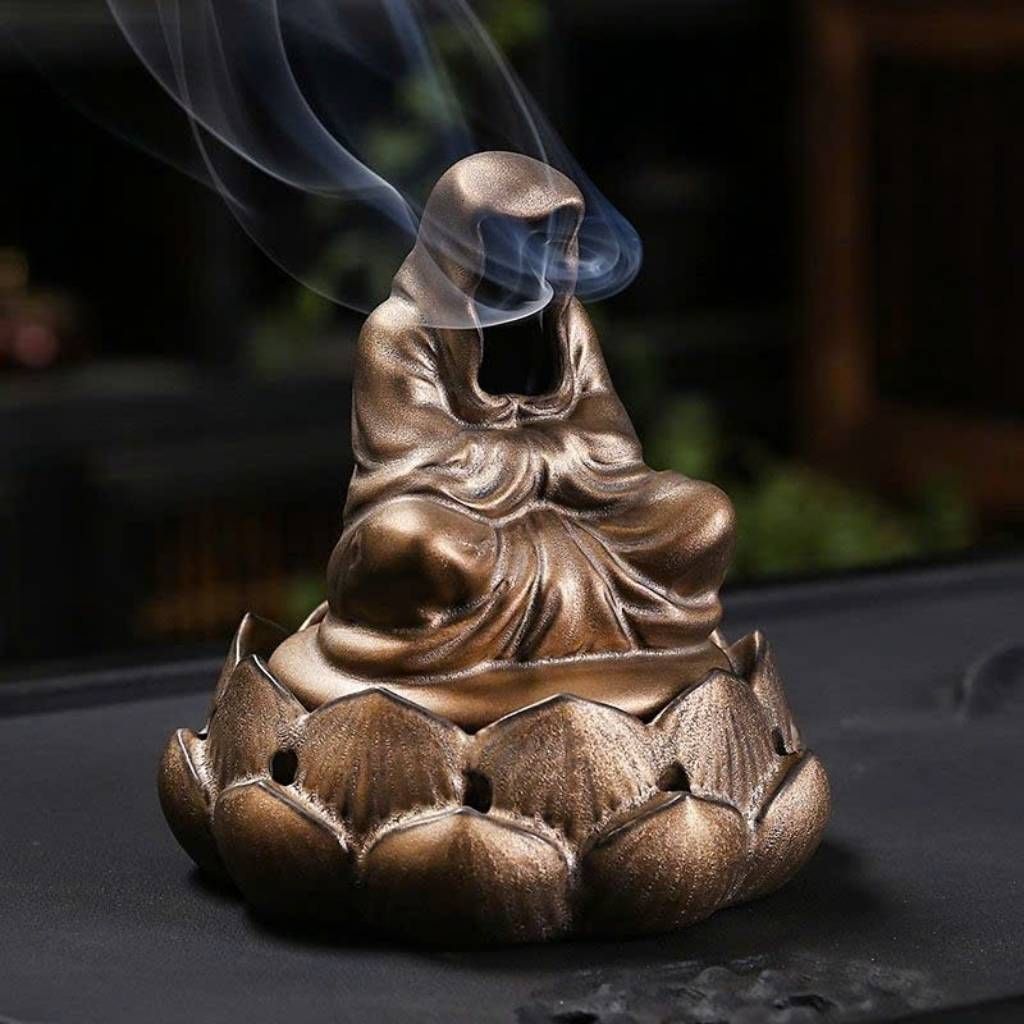  Lư xông trầm Vô Diện trên đài sen BKCECN-10342 