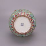  Bình Gốm Sứ Quả Đào Tiên Men Xanh Ngọc BKCECN-10344 