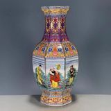  Bình Gốm Pháp Lang Thái Bát Tiên Quá Hải Sưu Tầm BKCECN-10355 