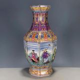  Bình Gốm Pháp Lang Thái Bát Tiên Quá Hải Sưu Tầm BKCECN-10355 