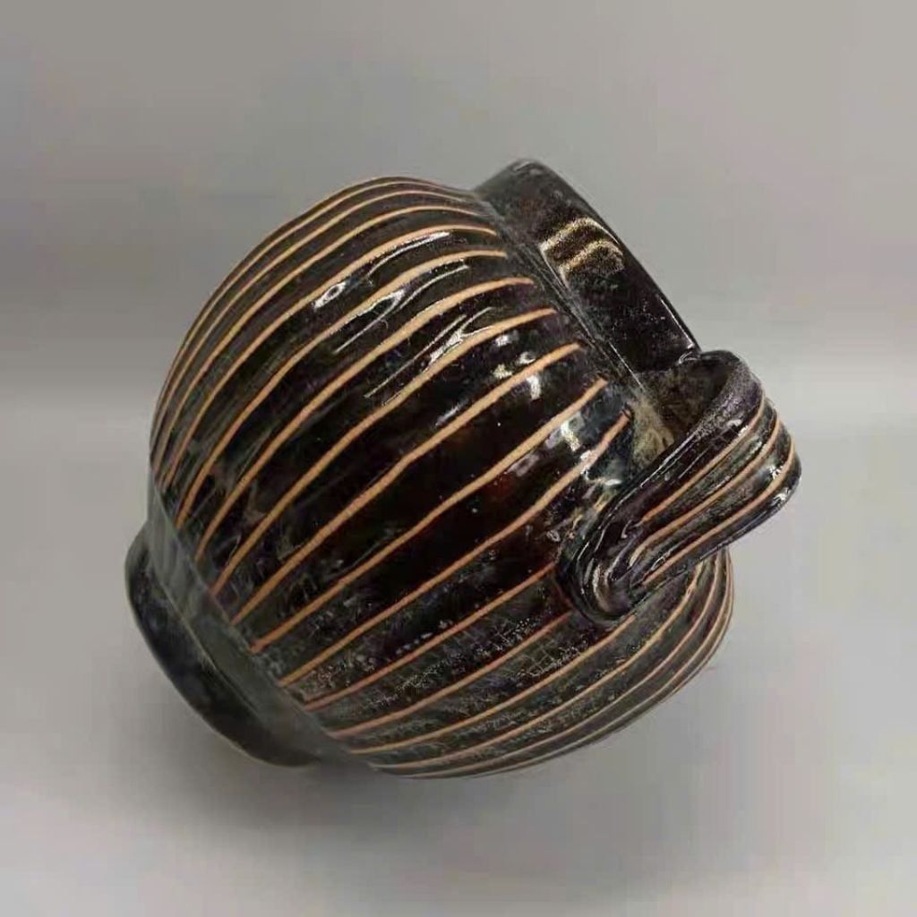  Bình hai quai gốm Cát Châu BKCECN-10356 