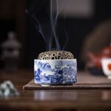  Lư Trầm Sưu Tầm Bằng Gốm Nghê Đỏ Cao Cấp BKCECN-10361 