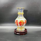  Bình Sưu Tầm Men Pháp Lam Họa Tiết Tứ Quý BKCECN-10367 