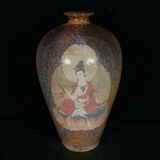  Bình Phật Quan Âm Men Hỏa Biến Sưu Tầm BKCECN-10389 