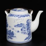  Ấm Tích Sưu Tầm Men Lam Phong Cảnh BKCECN-10401 