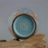  Bình Sưu Tầm Men Xanh Ngọc Vẽ Hoa Văn BKCECN-10403 