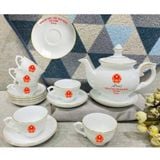  Bộ Ấm Chén Tổng Bí Thư Chủ Tịch Nước Tô Lâm Màu Trắng BKCECN-10407 