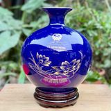  Bình Gốm Thủ Tướng Lê Minh Hưng Men Xanh BKCECN-10432 