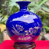  Bình Gốm Thủ Tướng Lê Minh Hưng Men Xanh BKCECN-10432 