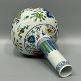  Bình Gốm Sứ Cổ Vẽ Tay Họa Tiết Kỳ Lân Đẹp BKCECN-10434 
