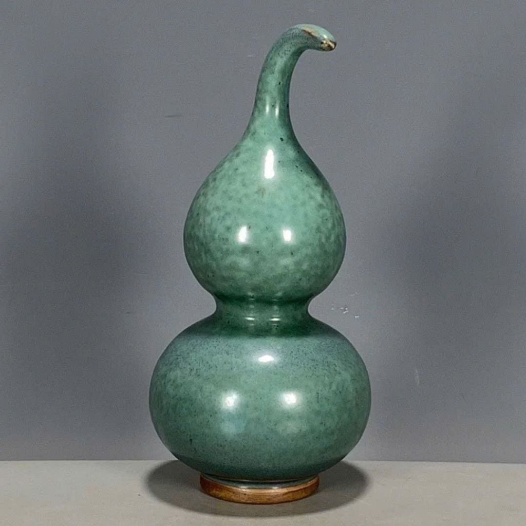  Bình Gốm Hồ Lô Men Ngọc Sưu Tầm Độc Đáo BKCECN-10436 