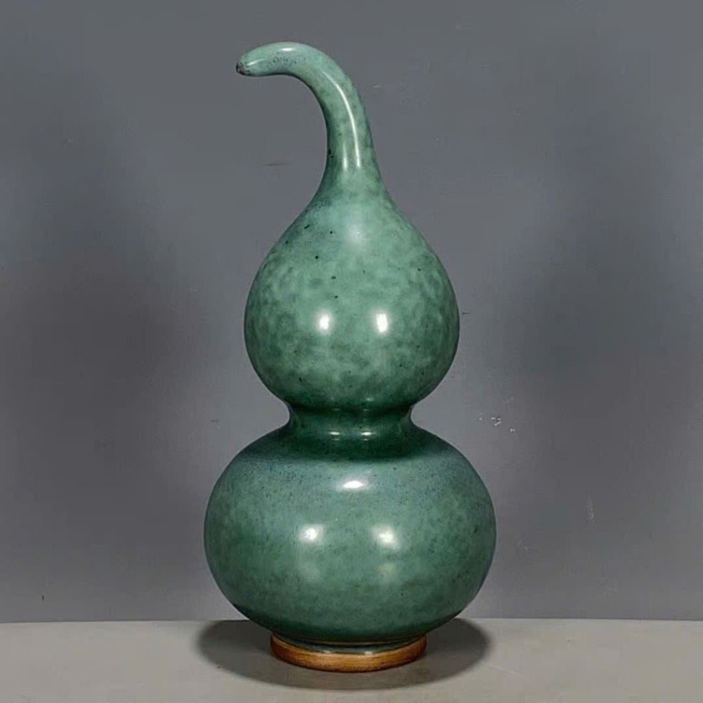  Bình Gốm Hồ Lô Men Ngọc Sưu Tầm Độc Đáo BKCECN-10436 