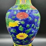 Bình Gốm Sứ Vẽ Tay Phượng Hoàng Đa Sắc Đẹp BKCECN-10442 