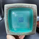  Bình Sứ Pháp Lam Tứ Giác Họa Tiết Hoa Điểu BKCECN-10446 