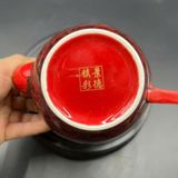  Ấm Trà Gốm Sứ Họa Tiết Rồng Vàng Sưu Tầm BKCECN-10447 