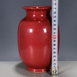  Bình Gốm Sứ Đỏ Sưu Tầm Cao 17cm BKCECN-10449 