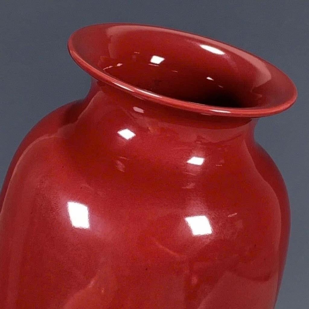  Bình Gốm Sứ Đỏ Sưu Tầm Cao 17cm BKCECN-10449 