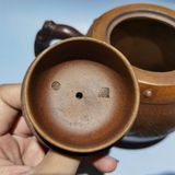  Ấm Trà Tử Sa Dáng Trống Khắc Hoa Mai Đẹp BKCECN-10462 