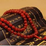  Vòng Cổ Mã Não Đỏ Mix Đá Dzi Sưu Tầm BKJECN-9427 