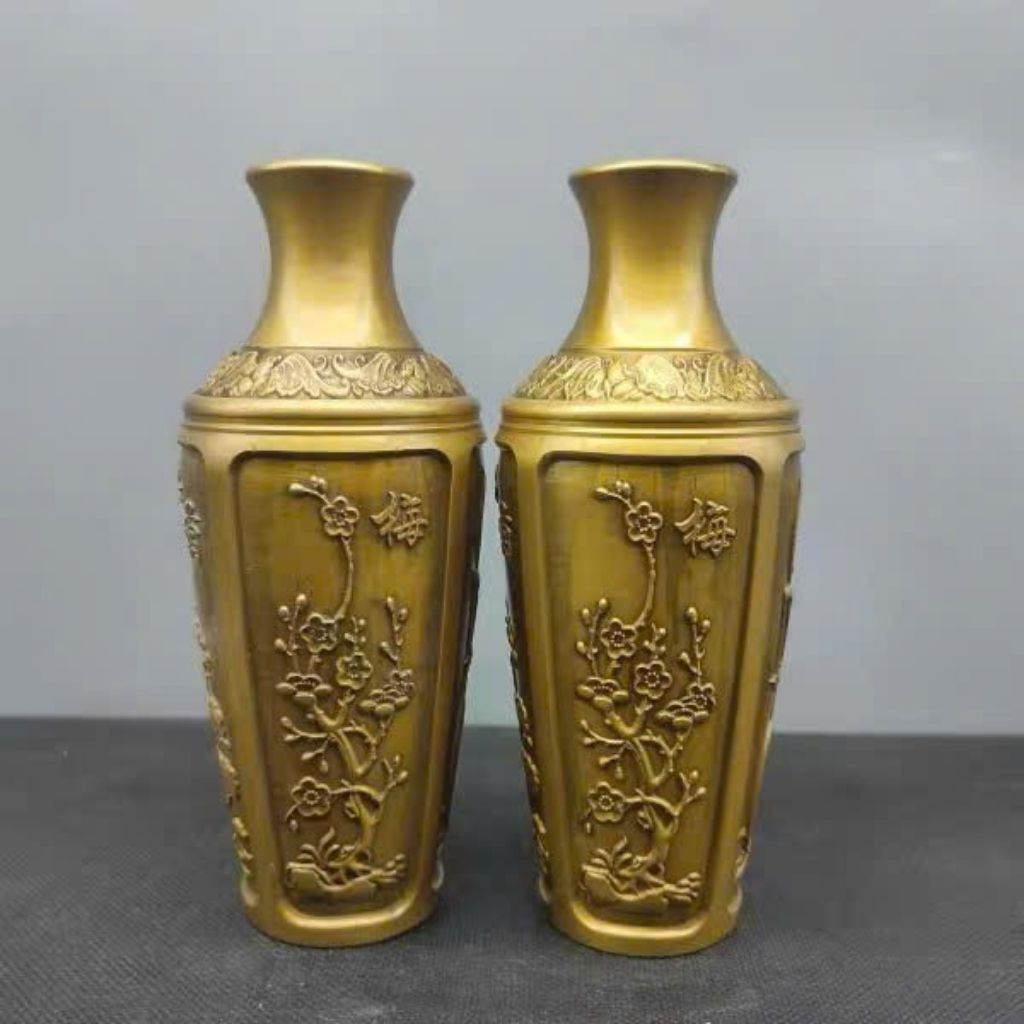  Mai Bình Tích Rồng Khắc Nổi Cổ Sưu Tầm BKCECN-10482 