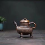 Ấm Trà Tử Sa Ba Chân Tích Rồng Cổ Sưu Tầm BKCECN-10484 