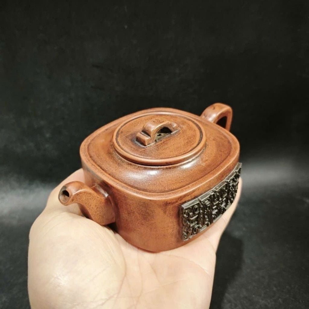  Ấm Trà Tử Sa Dáng Tròn Thấp Tích Khiên Ngưu Cổ Sưu Tầm BKCECN-10488 