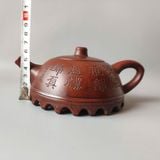  Ấm Trà Tử Sa Dáng Nồi Thạch Đinh Tích Chữ Hán Cổ Sưu Tầm BKCECN-10489 