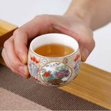  Set Ấm Trà Gốm Sứ Phấn Thái Cung Đình Cổ Sưu Tầm BKCECN-10497 