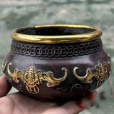  Lư Xông Trầm Đồng Giả Cổ Dáng Vương Miện BKCECN-10517 
